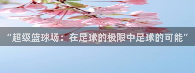 3377体育官网下载平台注册:“超级篮球场:在足球的极限中足